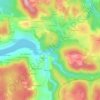 Mappa topografica Moulin de Laguenay, altitudine, rilievo