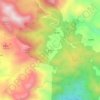 Mappa topografica 龟洋村, altitudine, rilievo