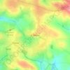 Mappa topografica St Minver, altitudine, rilievo