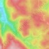 Mappa topografica Bucheben, altitudine, rilievo
