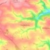 Mappa topografica Riddlecombe, altitudine, rilievo