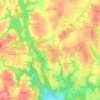Mappa topografica Saint-Antoine, altitudine, rilievo