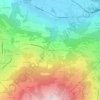 Mappa topografica Les Choseaux, altitudine, rilievo