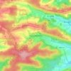 Mappa topografica Appenfelden, altitudine, rilievo