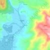 Mappa topografica Camisan, altitudine, rilievo