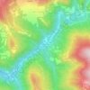 Mappa topografica Fabbriche di Casabasciana, altitudine, rilievo