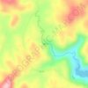 Mappa topografica Cachoeira Formosa, altitudine, rilievo