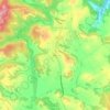 Mappa topografica Bretz, altitudine, rilievo