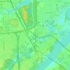 Mappa topografica Boulevard, altitudine, rilievo