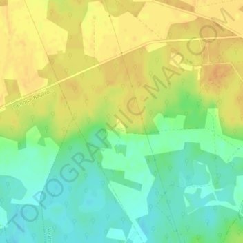 Mappa topografica La Rousselliere, altitudine, rilievo