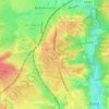 Mappa topografica Setley, altitudine, rilievo