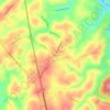 Mappa topografica Potosi, altitudine, rilievo