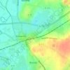 Mappa topografica Caugé, altitudine, rilievo