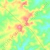 Mappa topografica Squires, altitudine, rilievo