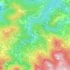 Mappa topografica Martina, altitudine, rilievo