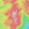 Mappa topografica 后玉山, altitudine, rilievo