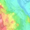 Mappa topografica Bouvesse, altitudine, rilievo