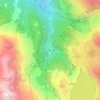 Mappa topografica Enzingerboden, altitudine, rilievo