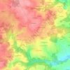 Mappa topografica La Ville-Stéphant, altitudine, rilievo
