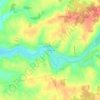 Mappa topografica Mortagne, altitudine, rilievo