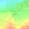 Mappa topografica 贺圈镇, altitudine, rilievo