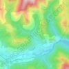 Mappa topografica St Antoine, altitudine, rilievo