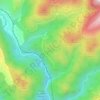 Mappa topografica Euira, altitudine, rilievo