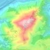 Mappa topografica 和尚峒, altitudine, rilievo