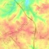 Mappa topografica Meadow Park, altitudine, rilievo