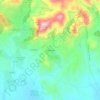 Mappa topografica els Mellados, altitudine, rilievo