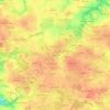 Mappa topografica Keromnes, altitudine, rilievo