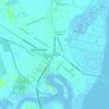 Mappa topografica Steele Town, altitudine, rilievo