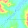 Mappa topografica Emida, altitudine, rilievo