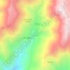 Mappa topografica Palermo, altitudine, rilievo