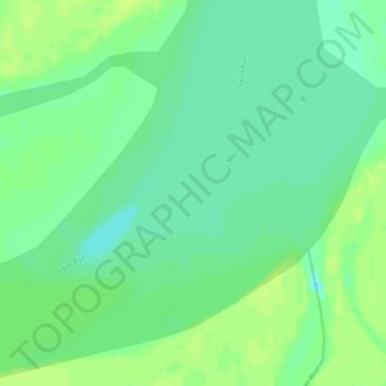Mappa topografica Dogtooth Bend, altitudine, rilievo