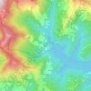 Mappa topografica Bavastri, altitudine, rilievo