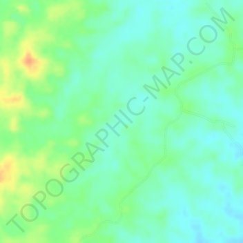 Mappa topografica El Hural, altitudine, rilievo