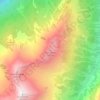 Mappa topografica Elferspitze, altitudine, rilievo