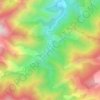 Mappa topografica La Farga, altitudine, rilievo