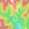 Mappa topografica Senge, altitudine, rilievo