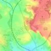 Mappa topografica Pathlow, altitudine, rilievo