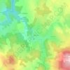 Mappa topografica La Vachellerie, altitudine, rilievo
