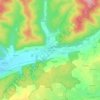 Mappa topografica Schneegattern, altitudine, rilievo