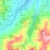 Mappa topografica Arcello, altitudine, rilievo
