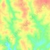 Mappa topografica Rocky Ford, altitudine, rilievo