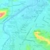 Mappa topografica Colonia 27 de Septiembre, altitudine, rilievo