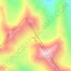Mappa topografica 祁连山山脉, altitudine, rilievo