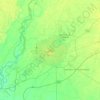 Mappa topografica ملتان, altitudine, rilievo