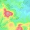 Mappa topografica Dusseau, altitudine, rilievo