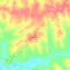 Mappa topografica Redbank Hill, altitudine, rilievo